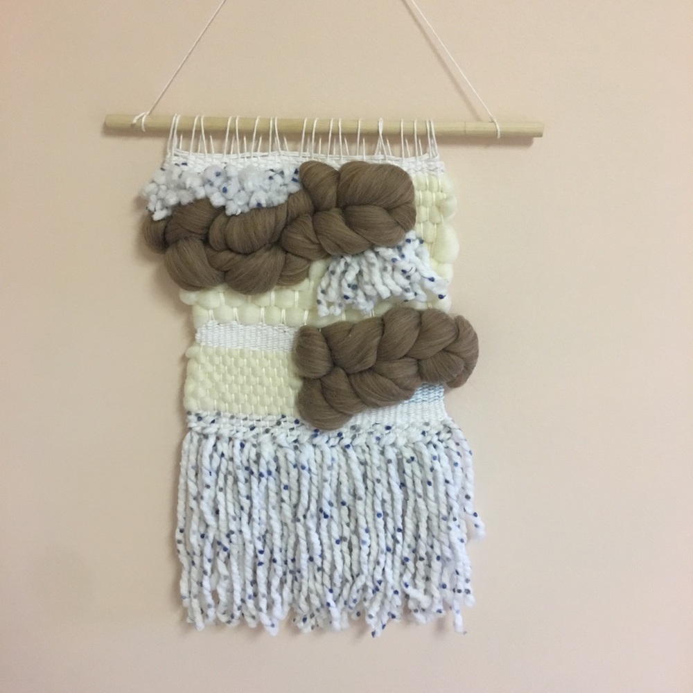 Woven wall hanging